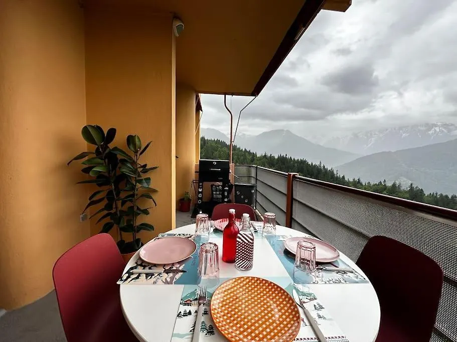 Mont Blanc View On A 40M2 Terrace Apartment Passy