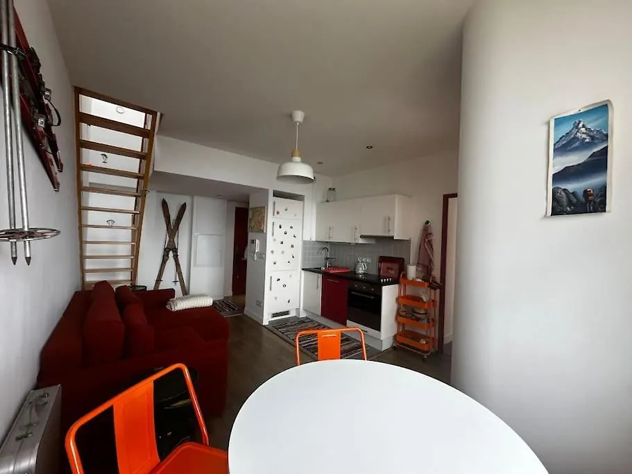 Mont Blanc View On A 40M2 Terrace Apartment Passy